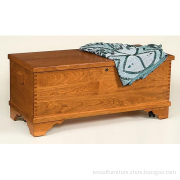 Amish Flat-Top Cherry Hope Chest